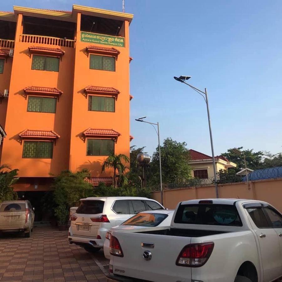 Apsara Guest House Kampot City Exteriör bild